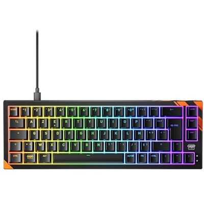 Xtrfy Cherry K5 Pro TMR Compact Gaming-toetsenbord, bekabeld, magnetisch, MK Crystal Switches, aanpasbaar, hot-swap, Rapid Trigger, SnapKey, geluidsdemping, 8000 Hz, FR lay-out (AZERTY), zwart Xtrfy Cherry K5 Pro TMR Compact Gaming-toetsenbord, bekabeld, magnetisch, MK Crystal Switches, aanpasbaar, hot-swap, Rapid Trigger, SnapKey, geluidsdemping, 8000 Hz, FR lay-out (AZERTY), zwart