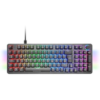 Mars Gaming MKPRO, compleet mechanisch gamingtoetsenbord, RGB Chroma, mechanische hot-swap-schakelaars, anti-ghosting, bedieningswiel, geavanceerde software, platform, switch blauw, Spaans, zwart Mars Gaming MKPRO, compleet mechanisch gamingtoetsenbord, RGB Chroma, mechanische hot-swap-schakelaars, anti-ghosting, bedieningswiel, geavanceerde software, platform, switch blauw, Spaans, zwart