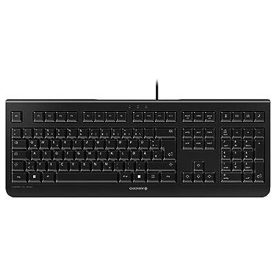 CHERRY KC 1000, bekabeld toetsenbord, Sloveense lay-out (QWERTZ), plug & play via USB-poort, plat design, stil typen, zwart CHERRY KC 1000, bekabeld toetsenbord, Sloveense lay-out (QWERTZ), plug & play via USB-poort, plat design, stil typen, zwart