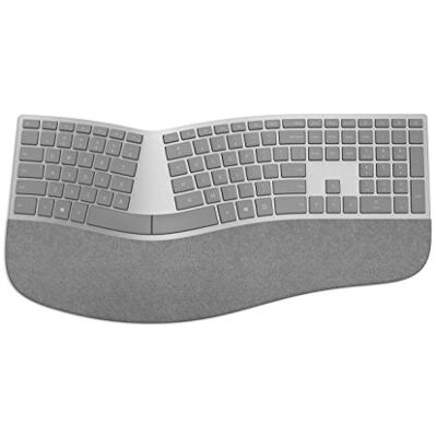 Microsoft Surface Ergonomic Keyboard Ergonomisch draadloos Bluetooth-toetsenbord compatibel met Windows en MacOS (Frans AZERTY-toetsenbord) grijs (3RA-00004) Microsoft Surface Ergonomic Keyboard Ergonomisch draadloos Bluetooth-toetsenbord compatibel met Windows en MacOS (Frans AZERTY-toetsenbord) grijs (3RA-00004)