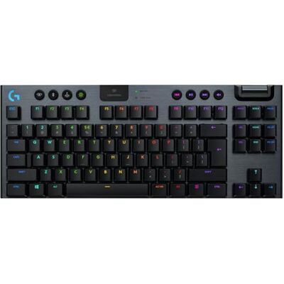 Logitech G915 TKL RF draadloos toetsenbord + Bluetooth QWERTY Spaans zwart Logitech G915 TKL RF draadloos toetsenbord + Bluetooth QWERTY Spaans zwart