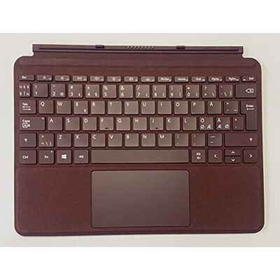 Microsoft Surface Go Signature Type Cover Alcantara voor Surface Go, Surface Go 2 QWERTY-toetsenbord PAN-Nordic (bordeauxrood) Microsoft Surface Go Signature Type Cover Alcantara voor Surface Go, Surface Go 2 QWERTY-toetsenbord PAN-Nordic (bordeauxrood)