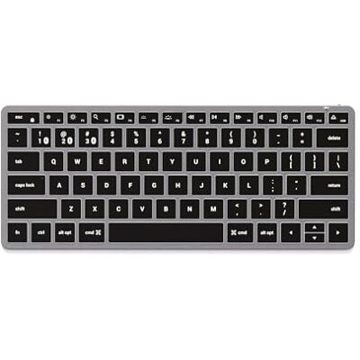 SATECHI Slim X1 Bluetooth-toetsenbord, verlichte toetsen en synchronisatie voor meerdere apparaten, voor MacBook Pro/Air M2/M1, iPad Pro/Air M2/M1, Mac Mini M2, iMac M1 (Ruimte grijs) SATECHI Slim X1 Bluetooth-toetsenbord, verlichte toetsen en synchronisatie voor meerdere apparaten, voor MacBook Pro/Air M2/M1, iPad Pro/Air M2/M1, Mac Mini M2, iMac M1 (Ruimte grijs)