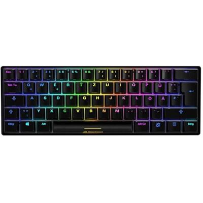 Sharkoon Skiller SGK50 S4 bk Kailh Blue USB gaming toetsenbord zwart Sharkoon Skiller SGK50 S4 bk Kailh Blue USB gaming toetsenbord zwart