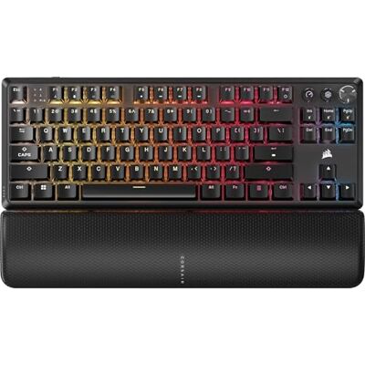 Corsair K70 Core TKL Wireless RGB Tenkeyless mechanisch gaming toetsenbord MLX Red v2-lineaire schakelaars voorvet ruisonderdrukking double-shot ABS keycaps - Corsair K70 Core TKL Wireless RGB Tenkeyless mechanisch gaming toetsenbord MLX Red v2-lineaire schakelaars voorvet ruisonderdrukking double-shot ABS keycaps -