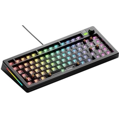 GLORIOUS Gaming GMMK 3 Barebones: gepersonaliseerde gaming-toetsenbordset, 75% mechanisch toetsenbord, modulaire afdichtingen, MX 5-pins (hot swap), geluiddempend schuim, aluminium schakelplaat, ANSI GLORIOUS Gaming GMMK 3 Barebones: gepersonaliseerde gaming-toetsenbordset, 75% mechanisch toetsenbord, modulaire afdichtingen, MX 5-pins (hot swap), geluiddempend schuim, aluminium schakelplaat, ANSI
