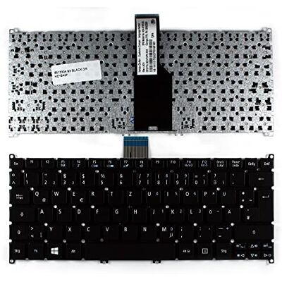 Power4Laptops Keyboards4Laptops Duits, Windows 8, vervangend toetsenbord, compatibel met Acer TravelMate B113-E-977B4G32akk Power4Laptops Keyboards4Laptops Duits, Windows 8, vervangend toetsenbord, compatibel met Acer TravelMate B113-E-977B4G32akk