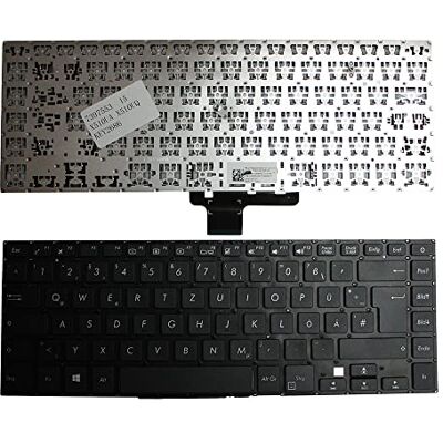 Power4Laptops Keyboards4Laptops Duits vervangend toetsenbord voor Asus VivoBook F510UA zwart Power4Laptops Keyboards4Laptops Duits vervangend toetsenbord voor Asus VivoBook F510UA zwart
