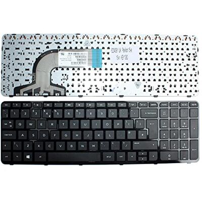 Keyboards4Laptops Groot-Brittannië, zwart, glanzend, frame, zwart, Windows 8, toetsenbord voor laptop (PC), vervanging, compatibel met HP 9Z.N9HSC.60U Keyboards4Laptops Groot-Brittannië, zwart, glanzend, frame, zwart, Windows 8, toetsenbord voor laptop (PC), vervanging, compatibel met HP 9Z.N9HSC.60U