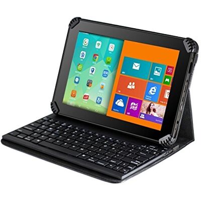 Navitech beschermhoes met bluetooth-toetsenbord, compatibel met Samsung Galaxy 3 Kids, zwart Navitech beschermhoes met bluetooth-toetsenbord, compatibel met Samsung Galaxy 3 Kids, zwart