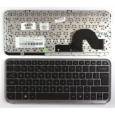 Power4Laptops HP Pavilion dm3-1130er, HP Pavilion dm3-1130us, HP Pavilion dm3-1131nr, HP Pavilion dm3-1131tx, HP Pavilion dm3-1132tx zwart zilveren frame laptop vervanging toetsenbord Power4Laptops HP Pavilion dm3-1130er, HP Pavilion dm3-1130us, HP Pavilion dm3-1131nr, HP Pavilion dm3-1131tx, HP Pavilion dm3-1132tx zwart zilveren frame laptop vervanging toetsenbord