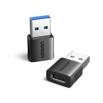 UGREEN Adapter USB naar type C 3.2 10Gbps (2 stuks) Snel opladen, datasynchronisatie, compatibel met iPhone 18 Pro Max 17 16 15 Galaxy S26 S25 MacBook iPad Air UGREEN Adapter USB naar type C 3.2 10Gbps (2 stuks) Snel opladen, datasynchronisatie, compatibel met iPhone 18 Pro Max 17 16 15 Galaxy S26 S25 MacBook iPad Air