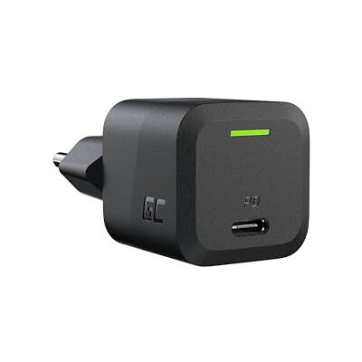 Green Cell PowerGaN PD 33W met 1x USB-C PowerDelivery QC 3.0 voeding met GaN Tech compatibele wandlader voor PPS, Samsung AFC, voor laptops, Xiaomi, Dell Green Cell PowerGaN PD 33W met 1x USB-C PowerDelivery QC 3.0 voeding met GaN Tech compatibele wandlader voor PPS, Samsung AFC, voor laptops, Xiaomi, Dell