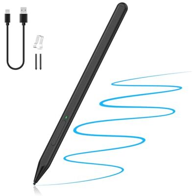 MoKo MPP 2.0 kantelpen voor HP 2-in-1 touchscreen-laptops, 4096 druk Oplaadbare styluspen voor HP Omnibook/Envy X360/Pavilion X360/Specter X360, ASUS Vivobook Flip 14/12, Kobo Libra Colour MoKo MPP 2.0 kantelpen voor HP 2-in-1 touchscreen-laptops, 4096 druk Oplaadbare styluspen voor HP Omnibook/Envy X360/Pavilion X360/Specter X360, ASUS Vivobook Flip 14/12, Kobo Libra Colour