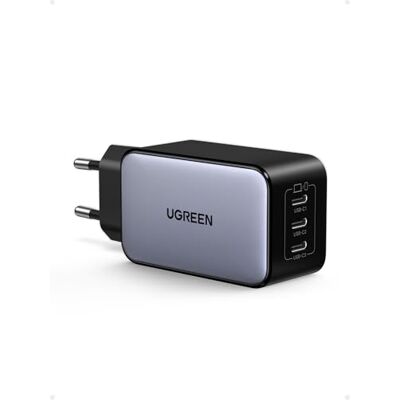 UGREEN Nexode Oplader 65 W, drievoudige USB-C, snel opladen met GaNInfinity-technologie, compatibel met MacBook Pro Air, iPad, iPhone 15 Pro Max Plus 14, 13, 12, 11, X, Pixel 8, 7, Galaxy S24 45 W PPS Compatible avec iPhone 17 Pro Max Air 16 15 14 13 12 UGREEN Nexode Oplader 65 W, drievoudige USB-C, snel opladen met GaNInfinity-technologie, compatibel met MacBook Pro Air, iPad, iPhone 15 Pro Max Plus 14, 13, 12, 11, X, Pixel 8, 7, Galaxy S24 45 W PPS Compatible avec iPhone 17 Pro Max Air 16 15 14 13 12