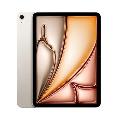 Apple iPad Air 11 inch (M4): Liquid Retina-display, 128 GB, 12 MP camera's voor/achter, wifi 7 met N1, touch ID, batterijduur van één dag, sterrenlicht Apple iPad Air 11 inch (M4): Liquid Retina-display, 128 GB, 12 MP camera's voor/achter, wifi 7 met N1, touch ID, batterijduur van één dag, sterrenlicht