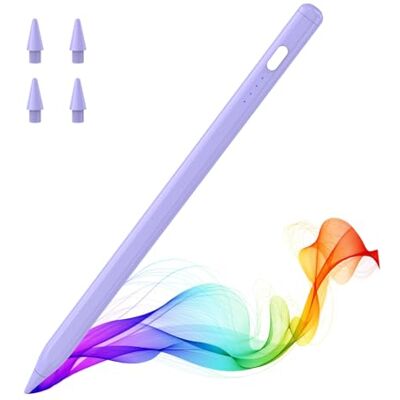 MoKo Potlood voor iPad (A16) 11e 10e generatie, stylus pen voor 2018-2026 Apple iPad 11/10/9/8/7/6/A16, Mini 7/6/5, Air M3/M2 11"/13"/5/4/3, Pro M4 13"/12,9"/11" kantelgevoeligheid, USB-C Fast Stylus Pen for 2018-2026 Apple iPad 11/10/9/8/7/6/A16, Mini MoKo Potlood voor iPad (A16) 11e 10e generatie, stylus pen voor 2018-2026 Apple iPad 11/10/9/8/7/6/A16, Mini 7/6/5, Air M3/M2 11"/13"/5/4/3, Pro M4 13"/12,9"/11" kantelgevoeligheid, USB-C Fast Stylus Pen for 2018-2026 Apple iPad 11/10/9/8/7/6/A16, Mini