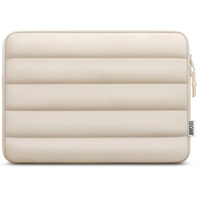 TECOOL Puffy Waterdichte beschermhoes voor 15,6 inch laptop, Lenovo Lenovo Ideapad Thinkpad HP Dell Acer ASUS Chromebook 15 Notebook, Macbook Pro 16 M5 M4 M3 M2 M1, beige TECOOL Puffy Waterdichte beschermhoes voor 15,6 inch laptop, Lenovo Lenovo Ideapad Thinkpad HP Dell Acer ASUS Chromebook 15 Notebook, Macbook Pro 16 M5 M4 M3 M2 M1, beige