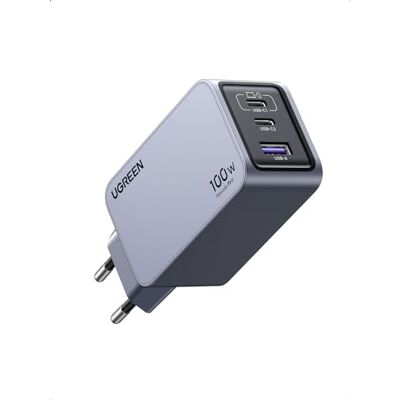 UGREEN Nexode Pro 100 W snellader USB C 3 poorten GaNInfinity Tech Compatibel met iPhone 17 Pro Max Air 16 15 14 13 Galaxy PPS 60W S26 S25 S24 S23 Pixel 10 iPad MacBook Neo Air M5 M4 M3 M2 M1 UGREEN Nexode Pro 100 W snellader USB C 3 poorten GaNInfinity Tech Compatibel met iPhone 17 Pro Max Air 16 15 14 13 Galaxy PPS 60W S26 S25 S24 S23 Pixel 10 iPad MacBook Neo Air M5 M4 M3 M2 M1