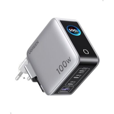UGREEN Nexode Pro 100 W snellader USB C 4 poorten met intelligent display GaN Tech, compatibel met iPhone 17 Pro Max Air 16 15 14 13 Galaxy S26 S25 Pixel 10 9 iPad MacBook Neo Air Pro M5 M4 M3 M2 M1 UGREEN Nexode Pro 100 W snellader USB C 4 poorten met intelligent display GaN Tech, compatibel met iPhone 17 Pro Max Air 16 15 14 13 Galaxy S26 S25 Pixel 10 9 iPad MacBook Neo Air Pro M5 M4 M3 M2 M1