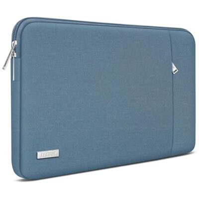 TECOOL 15,6 inch laptophoes HP, Lenovo, ThinkPad, IdeaPad, Dell, Acer, Asus, Notebook, Chromebook, Waterbestendig met zakken, Denim Blauw TECOOL 15,6 inch laptophoes HP, Lenovo, ThinkPad, IdeaPad, Dell, Acer, Asus, Notebook, Chromebook, Waterbestendig met zakken, Denim Blauw