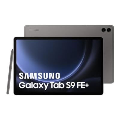 Samsung Galaxy Tab S9 FE+ tablet, 12,4 inch wifi 128 GB, S Pen inbegrepen, duurzame batterij, IP 68 certificering, antraciet, Franse versie Samsung Galaxy Tab S9 FE+ tablet, 12,4 inch wifi 128 GB, S Pen inbegrepen, duurzame batterij, IP 68 certificering, antraciet, Franse versie