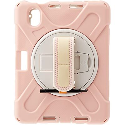 RUNNLY ipad mini 6e generatie 2021 hoes met penhouder, schokbestendig, voor ipad 8.3 inch met draaibare standaard en handriem roze RUNNLY ipad mini 6e generatie 2021 hoes met penhouder, schokbestendig, voor ipad 8.3 inch met draaibare standaard en handriem roze