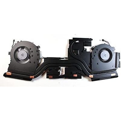 Power4Laptops Version 2 (S'il Vous Plaît Vérifier L'Image) Ventilateur de Remplacement pour ordinateurs portables avec dissipateur de chaleur Compatible avec HP Omen 15-dh0009ni Power4Laptops Version 2 (S'il Vous Plaît Vérifier L'Image) Ventilateur de Remplacement pour ordinateurs portables avec dissipateur de chaleur Compatible avec HP Omen 15-dh0009ni