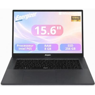 Energizer EnergyBook 15,6 inch FHD laptop (Intel P6500Y, 8 GB RAM, 256 GB SSD, Intel UHD Graphics 615, Win 11 Home) QWERTY-toetsenbord Energizer EnergyBook 15,6 inch FHD laptop (Intel P6500Y, 8 GB RAM, 256 GB SSD, Intel UHD Graphics 615, Win 11 Home) QWERTY-toetsenbord