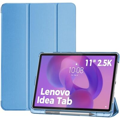 ProCase Foliohoes voor Lenovo Idea Tab 11 inch 2025/K11 Gen 2 met penhouder Slimme hoes met slanke standaard Blauw ProCase Foliohoes voor Lenovo Idea Tab 11 inch 2025/K11 Gen 2 met penhouder Slimme hoes met slanke standaard Blauw