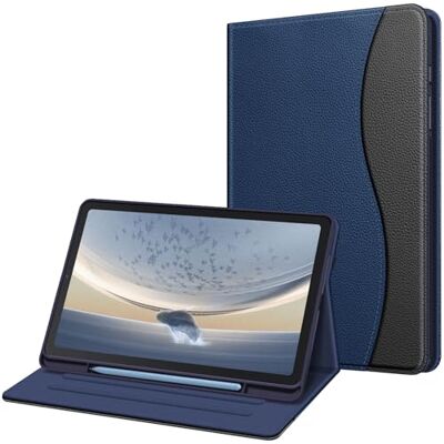 FINTIE Beschermhoes voor Samsung Galaxy Tab S6 Lite 10.4 2022/2020 SM-P610/P613/P615/P619, zachte TPU beschermhoes met S-penhouder en documentsleuven, donkerblauw FINTIE Beschermhoes voor Samsung Galaxy Tab S6 Lite 10.4 2022/2020 SM-P610/P613/P615/P619, zachte TPU beschermhoes met S-penhouder en documentsleuven, donkerblauw