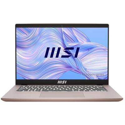 MSI Modern 14 C12M-499FR: Intel Core i3 1215U 8GB LPDDR4 SSD 512 GB Intel UHD Graphic 14 inch Full HD Windows 11 Family Azerty-toetsenbord met achtergrondverlichting beige roze MSI Modern 14 C12M-499FR: Intel Core i3 1215U 8GB LPDDR4 SSD 512 GB Intel UHD Graphic 14 inch Full HD Windows 11 Family Azerty-toetsenbord met achtergrondverlichting beige roze