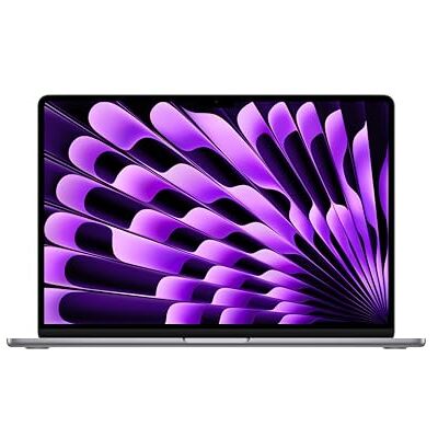 Apple MacBook Air 2024 15 inch Laptop met M3-chip, 15,3 inch Liquid Retina-display, 8 GB uniform geheugen, 512 GB SSD, toetsenbord met achtergrondverlichting, Touch ID, grijs (Space Grey) Apple MacBook Air 2024 15 inch Laptop met M3-chip, 15,3 inch Liquid Retina-display, 8 GB uniform geheugen, 512 GB SSD, toetsenbord met achtergrondverlichting, Touch ID, grijs (Space Grey)