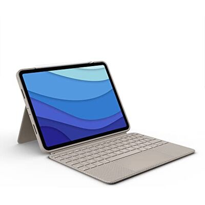 Logitech afneembare toetsenbordhoes Combo Touch voor iPad Pro 11 inch (1e, 2e, 3e en 4e generatie) zandkleurig Logitech afneembare toetsenbordhoes Combo Touch voor iPad Pro 11 inch (1e, 2e, 3e en 4e generatie) zandkleurig
