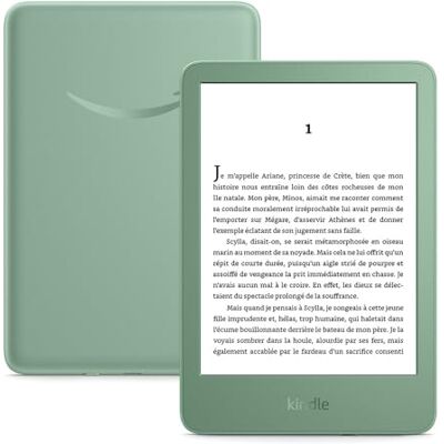 Amazon Kindle (nieuwste generatie) De lichtste en meest compacte Kindle, met een reflectievrij scherm, snellere paginawisseling, verlichting aan de voorkant 16 GB Matcha-groen Amazon Kindle (nieuwste generatie) De lichtste en meest compacte Kindle, met een reflectievrij scherm, snellere paginawisseling, verlichting aan de voorkant 16 GB Matcha-groen