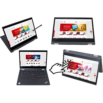 Lenovo A-Ware Thinkpad X380 Yoga Core, i5-8250U, 8 GB, 256 GB, SSD, 13,3 inch touchscreen, full HD, IPS, zwart Lenovo A-Ware Thinkpad X380 Yoga Core, i5-8250U, 8 GB, 256 GB, SSD, 13,3 inch touchscreen, full HD, IPS, zwart