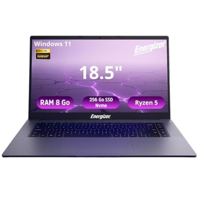 Energizer Laptop 18,5 inch AMD Ryzen 3500U 8 GB RAM 256 GB SSD Windows 11 WiFi 802.11ac Bluetooth 5.2 AZERTY toetsenbord geïntegreerde batterij grijs Energizer Laptop 18,5 inch AMD Ryzen 3500U 8 GB RAM 256 GB SSD Windows 11 WiFi 802.11ac Bluetooth 5.2 AZERTY toetsenbord geïntegreerde batterij grijs