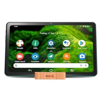 Doro Tablet – tablet voor senioren – tablet Android touchscreen – 10,4 inch HD-display – camera 5 MP + 8 MP – wifi – Bluetooth – vereenvoudigde interface – grote pictogrammen – helder geluid – 4 GB RAM + 32 GB (grijs) Doro Tablet – tablet voor senioren – tablet Android touchscreen – 10,4 inch HD-display – camera 5 MP + 8 MP – wifi – Bluetooth – vereenvoudigde interface – grote pictogrammen – helder geluid – 4 GB RAM + 32 GB (grijs)
