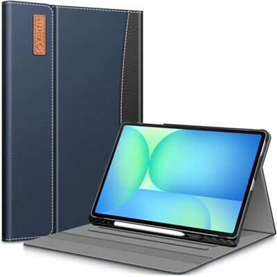 FINTIE Hoes voor Samsung Galaxy Tab S10 FE Plus 13,1 inch model 2025 (SM-X620/X626) met geïntegreerde S penhouder, meerdere hoeken portemonnee met automatisch slaap/wake-vak, marineblauw FINTIE Hoes voor Samsung Galaxy Tab S10 FE Plus 13,1 inch model 2025 (SM-X620/X626) met geïntegreerde S penhouder, meerdere hoeken portemonnee met automatisch slaap/wake-vak, marineblauw