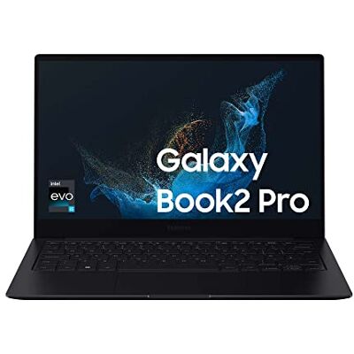 Samsung Galaxy Book2 Pro, laptop, ultralicht, 13 inch, Intel Core i5, 8 GB RAM, 512 GB SSD, Intel Iris Xe Graphics, Intel Evo, antraciet, toetsenbord AZERTY FR Samsung Galaxy Book2 Pro, laptop, ultralicht, 13 inch, Intel Core i5, 8 GB RAM, 512 GB SSD, Intel Iris Xe Graphics, Intel Evo, antraciet, toetsenbord AZERTY FR