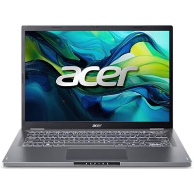 Acer Aspire 14 Ordinateur portable 14" WUXGA 1920 x 1200 IPS Processeur Intel Core 5 120U Graphiques Intel LPDDR5 16 Go LPDDR5 512 Go Gen4 SSD Wi-Fi 6E AI PC Clé Copilot Clavier rétroéclairé Acer Aspire 14 Ordinateur portable 14" WUXGA 1920 x 1200 IPS Processeur Intel Core 5 120U Graphiques Intel LPDDR5 16 Go LPDDR5 512 Go Gen4 SSD Wi-Fi 6E AI PC Clé Copilot Clavier rétroéclairé