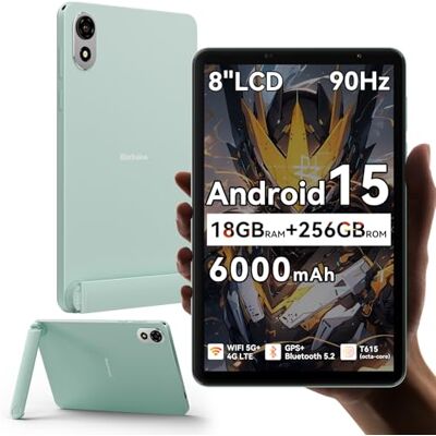 Blackview ZENO Tablet Android 15 90 Hz 800 x 1280 – ultralicht en compact gaming, T615 8 kernen AI-chip, 18 GB RAM + 256 GB ROM (2 TB TF)/4G LTE + WiFi 5G/Face ID/6000mAh/8MP + 8MP / Widevine L1/BT5 .2/GMS Blackview ZENO Tablet Android 15 90 Hz 800 x 1280 – ultralicht en compact gaming, T615 8 kernen AI-chip, 18 GB RAM + 256 GB ROM (2 TB TF)/4G LTE + WiFi 5G/Face ID/6000mAh/8MP + 8MP / Widevine L1/BT5 .2/GMS