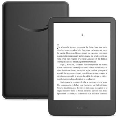 Amazon Kindle (nieuwste generatie) De lichtste en meest compacte Kindle, met een reflectievrij scherm, snellere paginawisseling, verlichting aan de voorkant 16 GB Zwart Amazon Kindle (nieuwste generatie) De lichtste en meest compacte Kindle, met een reflectievrij scherm, snellere paginawisseling, verlichting aan de voorkant 16 GB Zwart