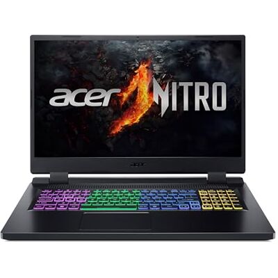 Acer Nitro 5 (AN517-55-770Z) Gaming Laptop 17,3 inch FHD 144Hz display Intel Core i7-12700H 16GB RAM 1TB SSD NVIDIA GeForce RTX 4060 Windows 11 QWERTZ-toetsenbord zwart Acer Nitro 5 (AN517-55-770Z) Gaming Laptop 17,3 inch FHD 144Hz display Intel Core i7-12700H 16GB RAM 1TB SSD NVIDIA GeForce RTX 4060 Windows 11 QWERTZ-toetsenbord zwart