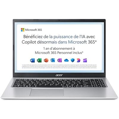 Acer Swift 1 A115-32-C3AK laptop, 35,6 cm (15,6 inch), Full HD, laptop (Intel Celeron N4500, 4 GB RAM, 128 GB eMMC, Intel UHD Graphics, Windows 11) toetsenbord AZERTY (Frans), laptop Grijs Acer Swift 1 A115-32-C3AK laptop, 35,6 cm (15,6 inch), Full HD, laptop (Intel Celeron N4500, 4 GB RAM, 128 GB eMMC, Intel UHD Graphics, Windows 11) toetsenbord AZERTY (Frans), laptop Grijs