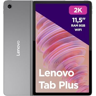 Lenovo Tab Plus, 11,5 inch 2K-display (MediaTek Helio G99 processor, 8 GB RAM, 128 GB geheugen, wifi, Android 13 tablet) Luna Grey, exclusief van Amazon Lenovo Tab Plus, 11,5 inch 2K-display (MediaTek Helio G99 processor, 8 GB RAM, 128 GB geheugen, wifi, Android 13 tablet) Luna Grey, exclusief van Amazon