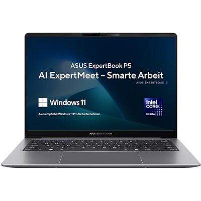 Asus ExpertBook P54 U5-226V 16 512 P5405CSA-NZ0101 Computer zonder OS Asus ExpertBook P54 U5-226V 16 512 P5405CSA-NZ0101 Computer zonder OS