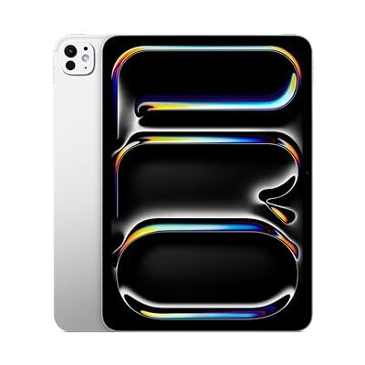 Apple iPad Pro 11 inch (M5): Ultra Retina XDR-display, nano-gestructureerd glas, 2 TB, 12 MP horizontale camera aan de voorkant, 12 MP camera aan de achterkant, wifi, batterijduur van één dag, zilver Apple iPad Pro 11 inch (M5): Ultra Retina XDR-display, nano-gestructureerd glas, 2 TB, 12 MP horizontale camera aan de voorkant, 12 MP camera aan de achterkant, wifi, batterijduur van één dag, zilver