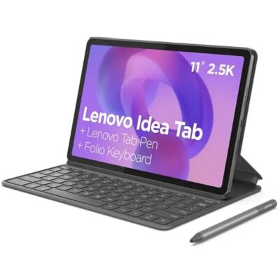 Lenovo Idea Tab Tablet 11 inch 256 GB/8 GB WiFi Grijs Tab Pen + Folio toetsenbord Lenovo Idea Tab Tablet 11 inch 256 GB/8 GB WiFi Grijs Tab Pen + Folio toetsenbord