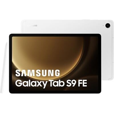 Samsung Galaxy Tab S9 FE tablet, 10,9 inch wifi 128 GB, S Pen inbegrepen, duurzame batterij, IP 68 certificering, zilver, Franse versie Samsung Galaxy Tab S9 FE tablet, 10,9 inch wifi 128 GB, S Pen inbegrepen, duurzame batterij, IP 68 certificering, zilver, Franse versie